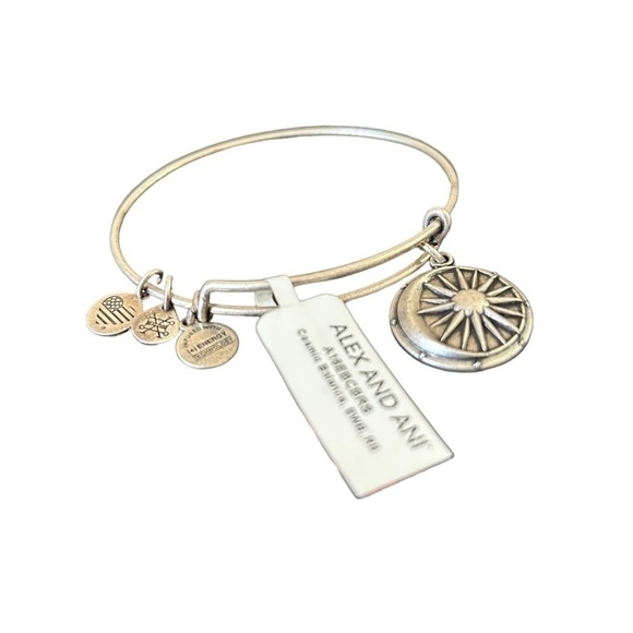 Alex and Ani Cosmic Balance Charm Bangle • New - Picture 1 of 3